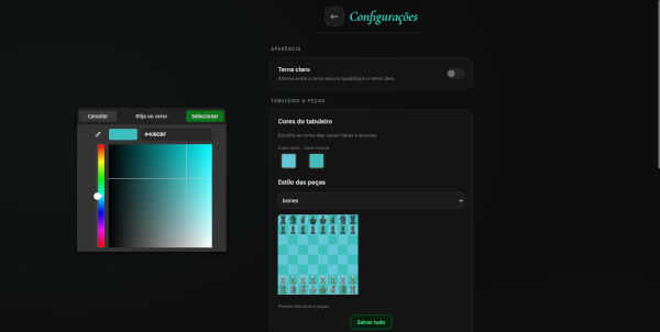 Configurações Desktop